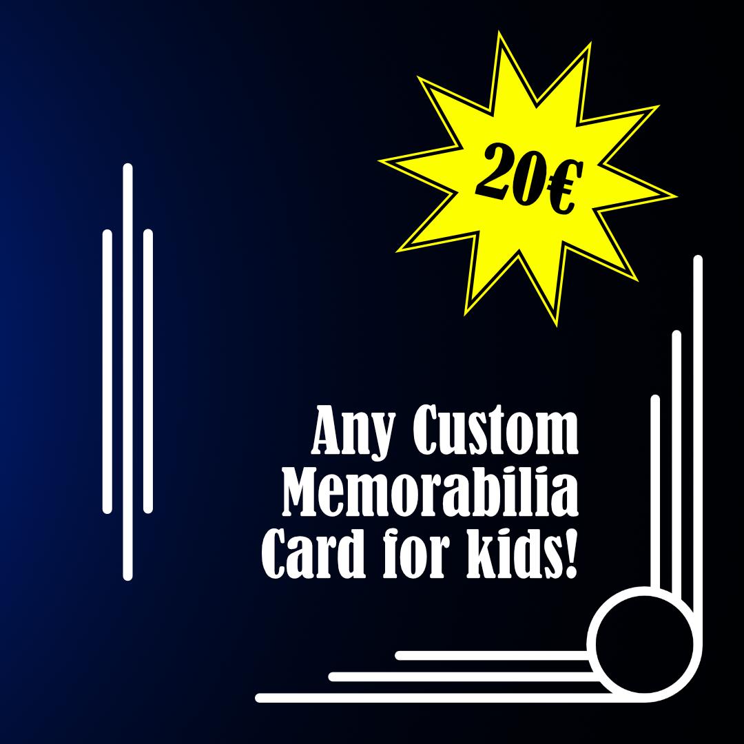 Custom Memorabilia Card